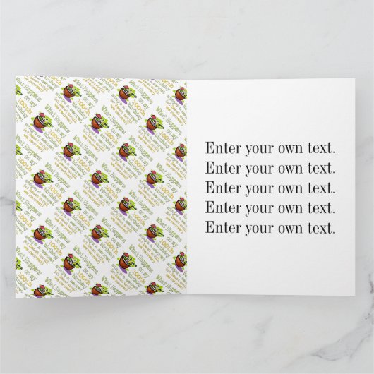 100e cadeautjes van de Birthday Party. Wat gebeurt Kaart (Binnen)