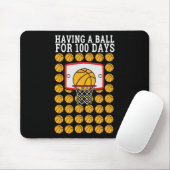 100e dag 100 bal sport basketbal muismat (Met muis)