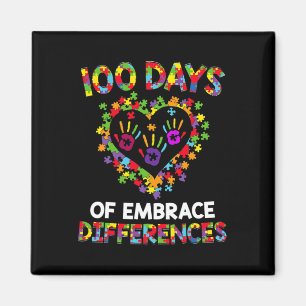 100e dag 100 dagen schoolautisme magneet