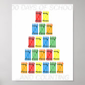 100e dag 100 dagen van de krayon van de School Has Poster (Voorkant)
