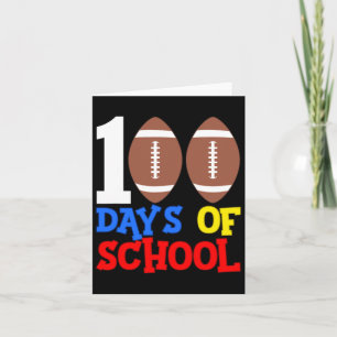 100e dag 100 dagen van de school Football sport Kaart