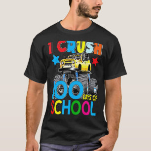 100e dag heb ik 100 dagen schoolmonster-vrachtwage t-shirt