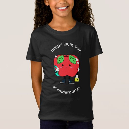 100e dag kindergarten t-shirt (Voorkant)