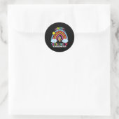 100e dag kindertuin 100 dagen school ronde sticker (Tas)