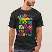 100e dag kindertuin 100 dagen school t-shirt (Voorkant)