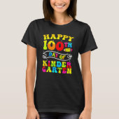 100e dag kindertuin 100 dagen school t-shirt (Voorkant)