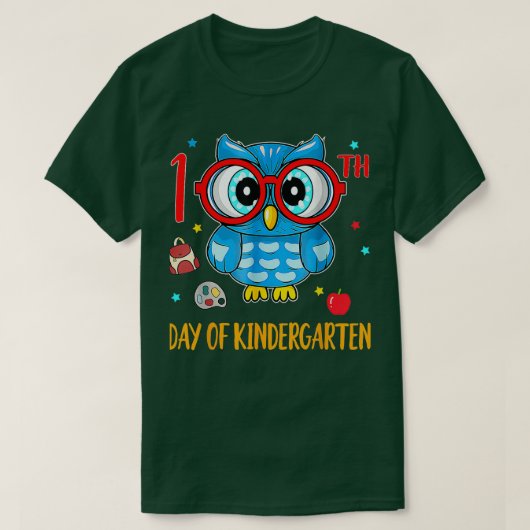 100e dag kindertuin 100 dagen t-shirt (Design voorkant)