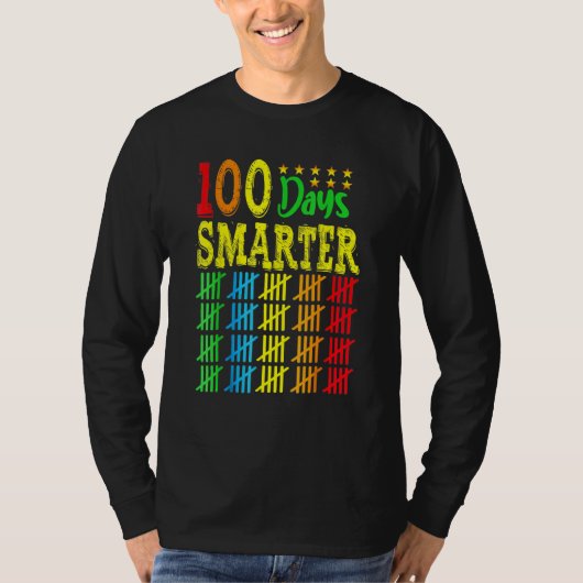 100e dag leerkracht Kind kind 100 da. T-shirt (Voorkant)