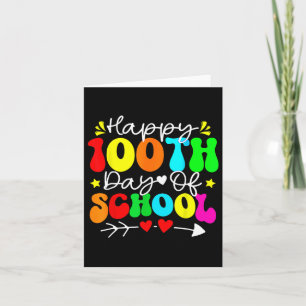 100e dag leerkracht Kinder kind 100 D Kaart
