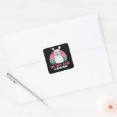 100e dag Llamazing Llama 100 jaar oude dag Vierkante Sticker (Envelop)