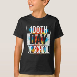 100E DAG SCHOOLKLEUREN T-Shirt