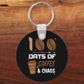 100e dag schoolleraar 100 dagen koffie en sleutelhanger (Voorkant)