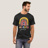 100e dag schoolleraar 100 dagen slimmer Boho T-shirt (Voorkant volledig)