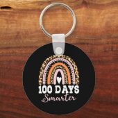 100e dag schoolleraar 100 dagen slimmere leopa sleutelhanger (Voorkant)