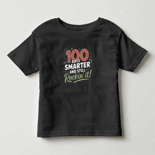 100e dag schoolshirt kinder shirts (Voorkant)