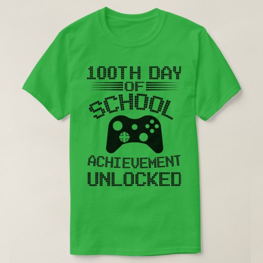 100e dag schoolvoltooiing 2 t-shirt (Design voorkant)