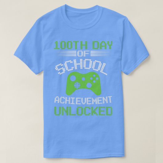 100e dag schoolvoltooiing open 1 t-shirt (Design voorkant)