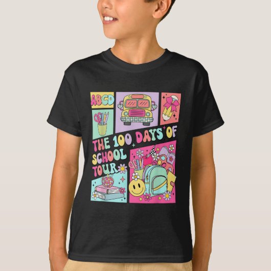 100e dag Shirt 100 dagen school (Voorkant)