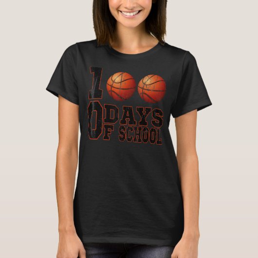 100e dag student 100 dagen schoolbrood t-shirt (Voorkant)