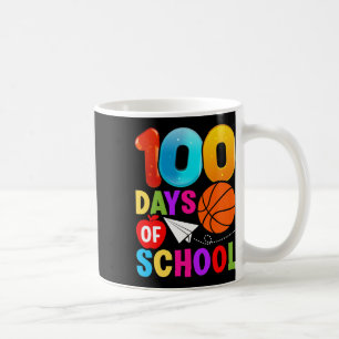 100e Dag Student Jongens Meisjes Bysketbyll 100 da Koffiemok