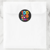 100e Dag Student Jongens Meisjes Bysketbyll 100 da Ronde Sticker (Tas)