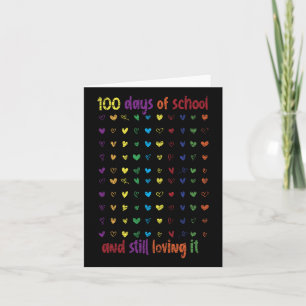 100e dag Student Meisjes Kinder Gift 100 dagen van Kaart