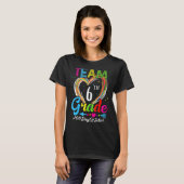 100e dag team 100e Grade Squad 100 dagen T-shirt (Voorkant volledig)