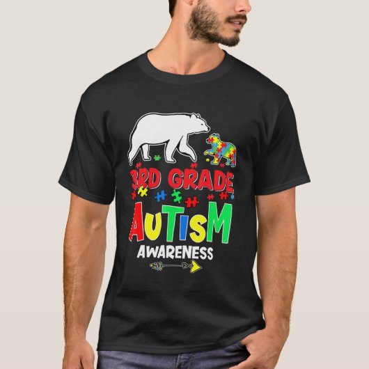 100e Dag Van 3e Klas Leraar Autisme 100 Dagen Sma T-shirt (Voorkant)