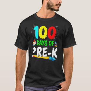 100e dag van de 100-daagse voorschoolse 13 dagen t-shirt