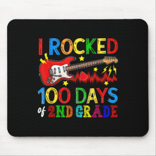 100e dag van de 2e klas 100 dagen School B gitaar  Muismat
