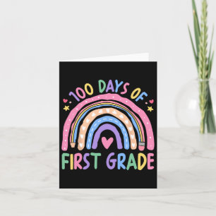 100e dag van de eerste graad leraar Kinderen 100 d Kaart