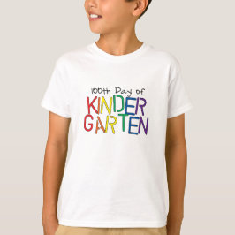 100e dag van de kindertuin t-shirt