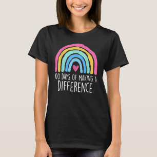 100e dag van de leerkracht 100 dagen van de D T-shirt