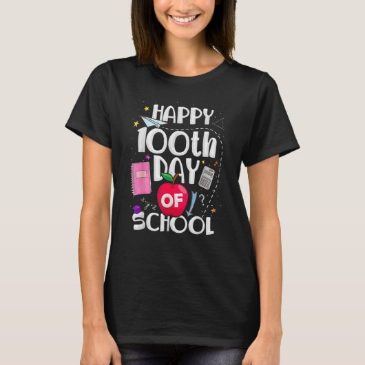 100e dag van de leerkrachten 100 dagen t-shirt (Voorkant)