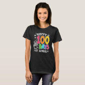 100e dag van de leerkrachten Kinder kind Happy 100 T-shirt (Voorkant volledig)