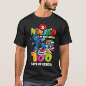 100e dag van de leerkrachten van school Ninja 100  T-shirt (Voorkant)