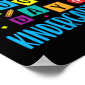 100e dag van de leerling-leraar in het onderwijs 1 poster (Hoek)