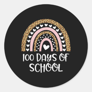 100e dag van de lerarenopleiding 100 dagen slimmer ronde sticker