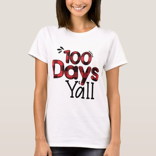 100e dag van de lerarenopleiding t-shirt (Voorkant)
