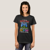 100e dag van de middenschool Funny Game Controller T-shirt (Voorkant volledig)