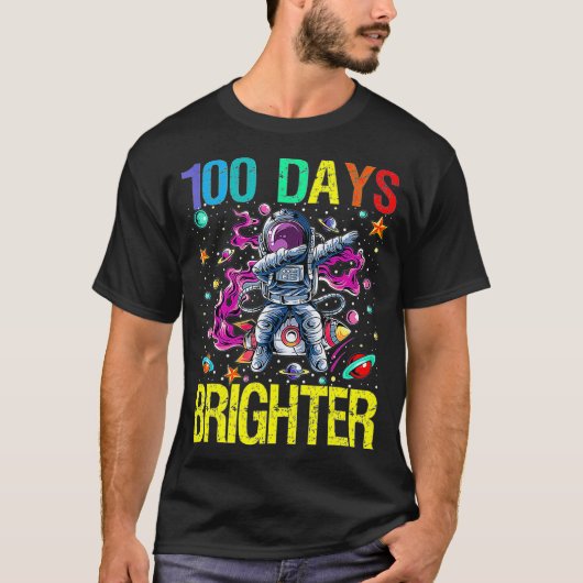 100e dag van de ruimtevaart op school t-shirt (Voorkant)