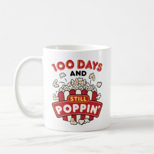 100e dag van de school 100 dagen en nog steeds pap koffiemok
