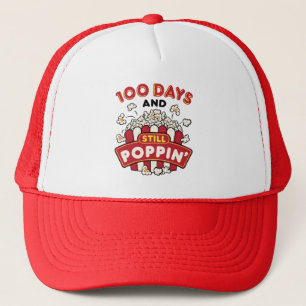100e dag van de school 100 dagen en nog steeds pap trucker pet