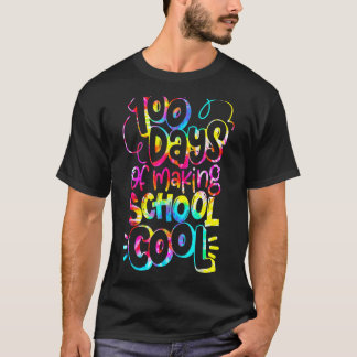 100e dag van de school 100 dagen om de school te k t-shirt