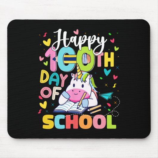 100e dag van de school 100 dagen schoolles muismat (Voorkant)