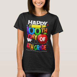 100e dag van de school 100 dagen slimmer klinken 4 t-shirt