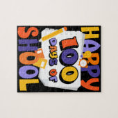 100e dag van de school 100 dagen van de school legpuzzel (Horizontaal)