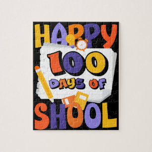 100e dag van de school 100 dagen van de school legpuzzel