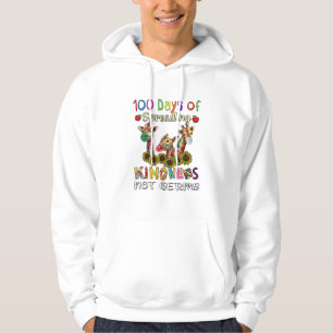 100e dag van de school 100 dagen van verspreiding hoodie