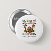 100e dag van de school 100 dagen van verspreiding ronde button 5,7 cm (Voorkant /achterkant)
